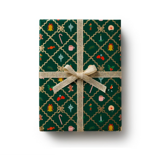 Christmas Argyle Continuous Wrapping Roll