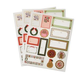 Pack of 3 Christmastide Stickers & Labels