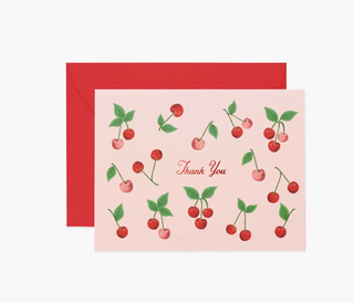 Cherries Thank You Card