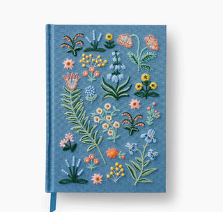 Menagerie Garden Embroidered Journal