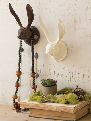 Cast Iron Rabbit Wall Hook- Rustic