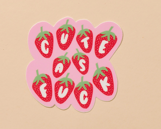 Cute As Fuck Sticker