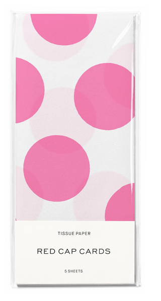 Pink Dots Tissue Paper