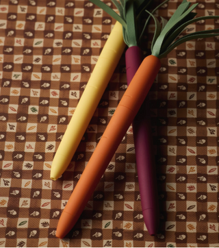 Bunch of Tricolor Carrot Pens