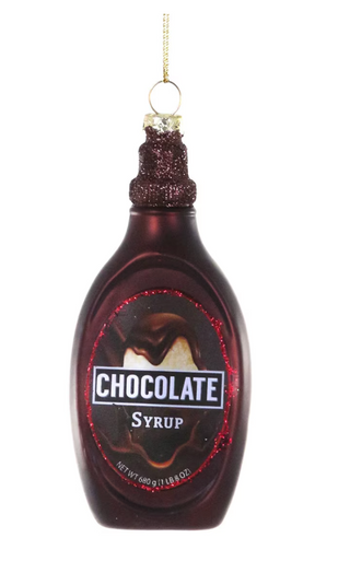 Chocolate Syrup Ornament