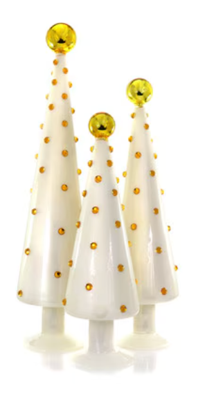 Decorated Dotted Trees - Glass