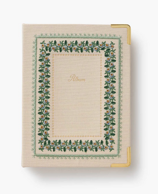 Portico Embroidered Small Photo Album