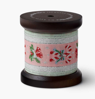 Candy Cane Stripe Holiday Jacquard Ribbon
