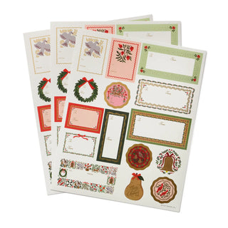 Christmastide Stickers and Labels - Pack of 3