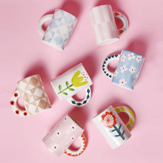 Floral Ceramic Coffee Mug