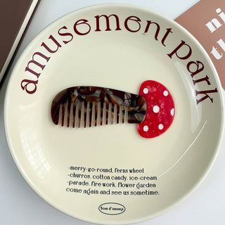 Whimsical Animal Acetate Combs，Vegetable Portable Hair Tools