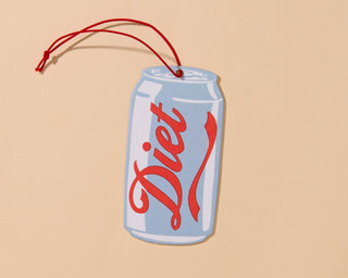And Here We Are - Air Freshener—Diet Soda—Cola Scent (Trendy, Fun Gift)