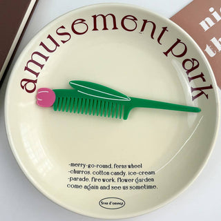 Whimsical Animal Acetate Combs，Vegetable Portable Hair Tools