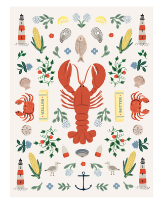 Seaside Tea Towel