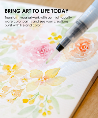 Watercolor Set with Brush - Essential