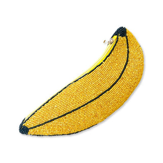 Beaded Banana Pouch