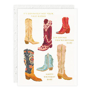 Not Your 1st Rodeo - Birthday Card