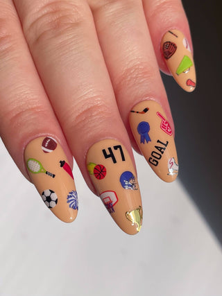 Deco Beauty - Nail Art Stickers - SPORTS BALL