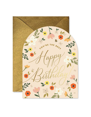 You're The Best Birthday Arch Card