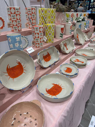 Ceramic Crab Trinket Tray