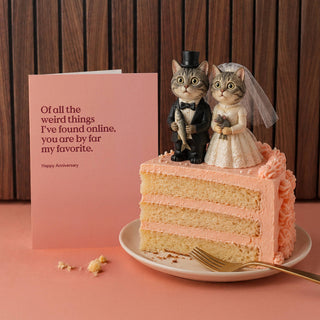 Of All the Weird Things Anniversary Card