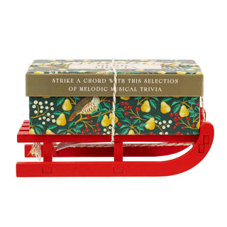 Music Trivia Christmas Mini Sleigh - 2.6'' | Christmas Game |