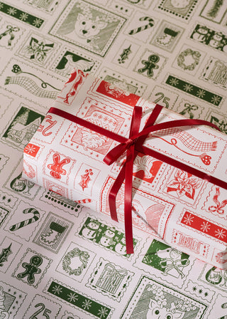 North Pole Post Double Sided Gift Wrap