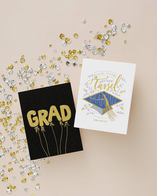 Grad Balloon Graduation Card