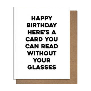 Glasses - Birthday Card