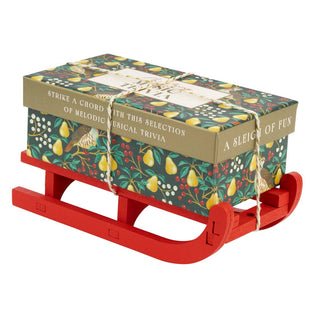 Music Trivia Christmas Mini Sleigh - 2.6'' | Christmas Game |