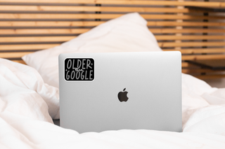 Older Than Google Sticker - dirty thirty, over the hill