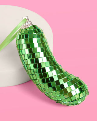 Disco Pickle Christmas Ornament