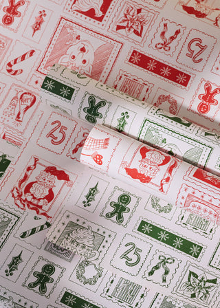 North Pole Post Double Sided Gift Wrap