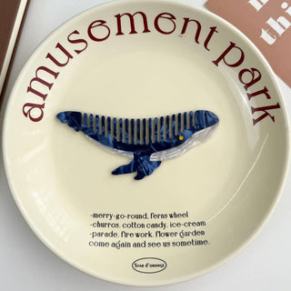 Whimsical Animal Acetate Combs，Vegetable Portable Hair Tools