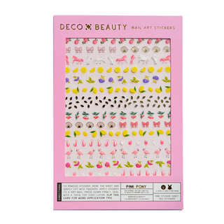 Deco Beauty - Nail Art Stickers - PINK PONY