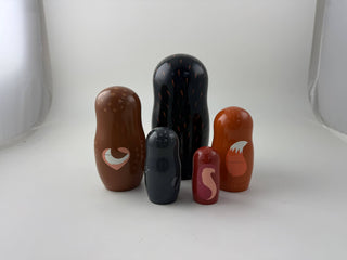 Forest Cuties Nesting Doll 5pc/6"