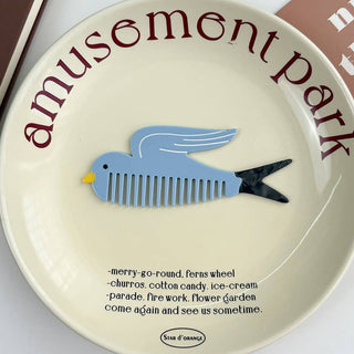 Whimsical Animal Acetate Combs，Vegetable Portable Hair Tools