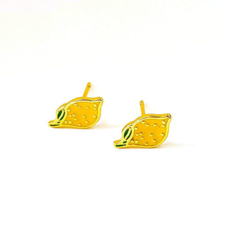 Jenny Lemons - Lemon Enamel Earrings