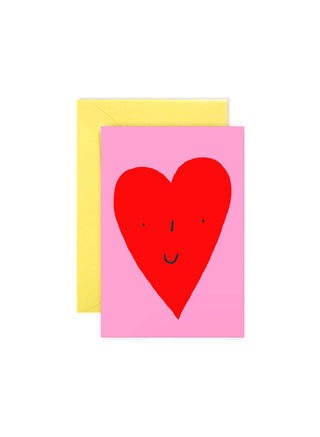 Smiley Heart Mini Card