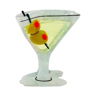 Jenny Lemons - Large Martini Hair Claw Clip