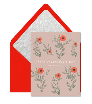 Valentines Garden Greeting Card