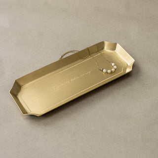 Brass Tray - Creativity takes Courage