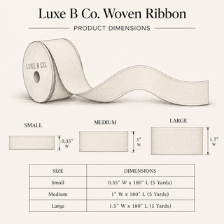 Happy Holiday Woven Ribbon