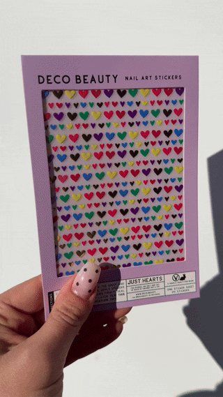 Deco Beauty - Nail Art Stickers - JUST HEARTS
