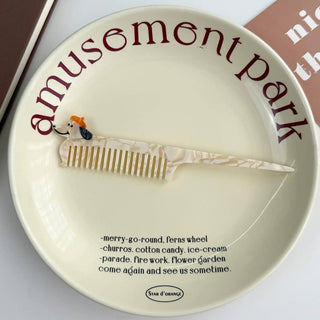 Whimsical Animal Acetate Combs，Vegetable Portable Hair Tools
