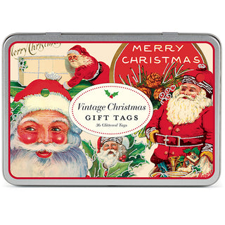 Vintage Santa Gift Tags