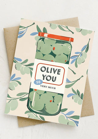 Olive You Card