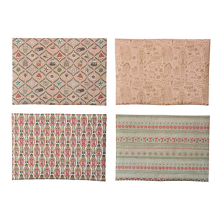 Wrapping Paper Sheets, Set of 12