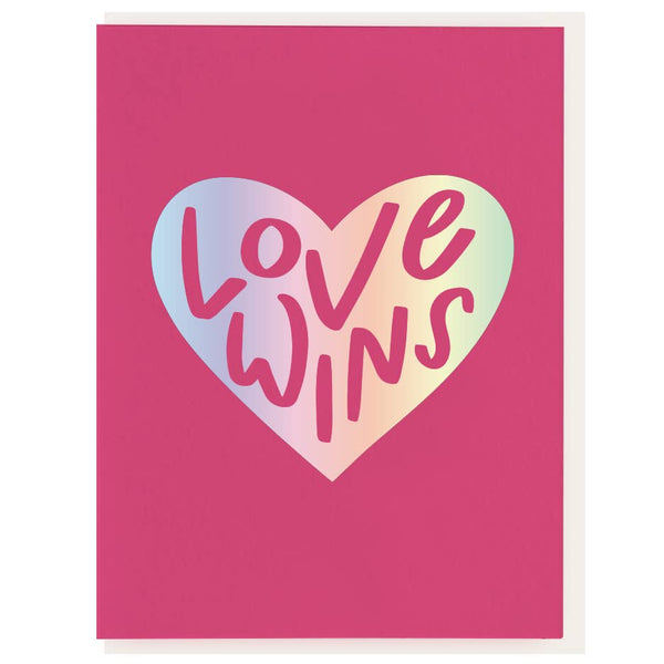 Love Wins Foil Card