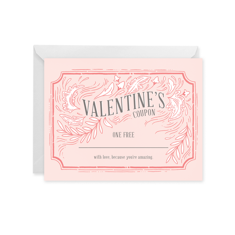 Valentine's Coupon Card
